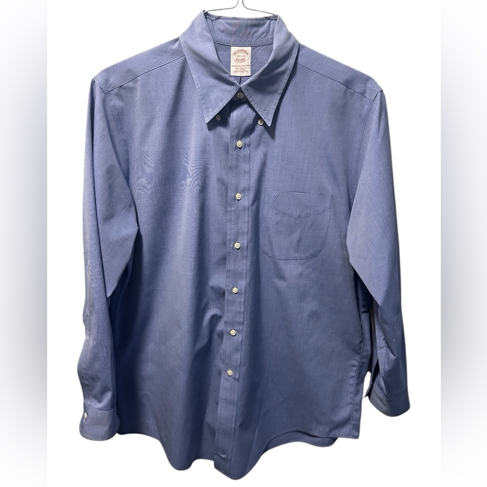 Brooks Brothers Blue Button-Down Dress Shirt